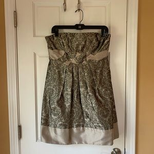 Strapless BCBG dress